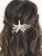 Yean Starfish Wedding Hair Clip, Silver Beach Bridal Hair Accessories, Pearl SeaShell Hair Piece for Women