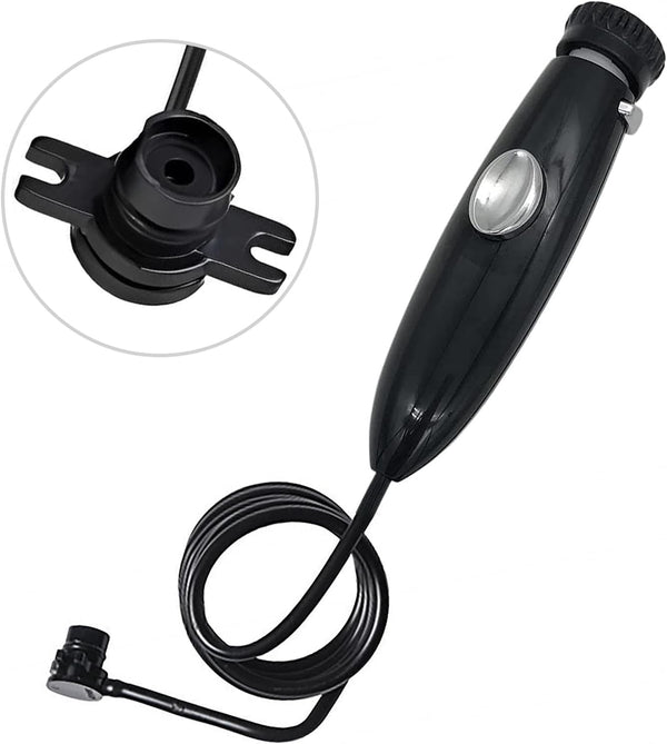 Oral Hygiene Accessories Compatible with Waterpik WP-100, WP-900 Replacement Kit, Pack of 1 Handle/Hose (Black)