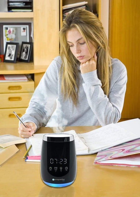 PureGuardian Diffuser for Essential Oils, Ultrasonic Cool Mist Aromatherapy, Night Light, Timer, SPA260