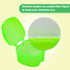 Colorful Plastic Dental Orthodontic Retainer Container Cleaning Case, Mouthguard Storage Soaking Case for Travel
