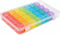 Terchonbarley Monthly Pill Organizer 28 Grid 4 Weeks Box, Detachable Removable Compartments for