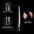 Square Nail Tips Full Cover, Extra Long Clear Professional Acrylic Tips, XXL Ultra-hard Press on Nails (360Pcs)