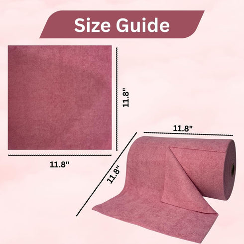 S Store 85 200 ASA Stores Microfiber Cleaning Cloth Roll Sheets, GSM Reusable Paper Towels Roll, Absorbent Microfiber