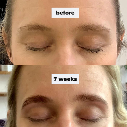 nuorganic Brow Growth Serum, Stronger + Thicker + Longer Eyebrows in 30 Days, Vegan + Cruelty Free