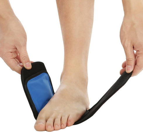 Cold & Hot Therapy Wrap, Reusable Gel Pack for Pain Relief, Great for Sprains and Injuries
