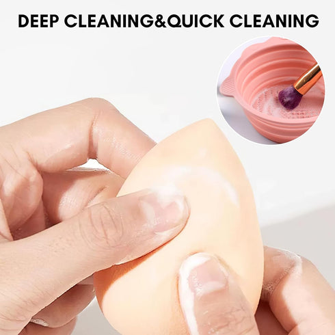 Makartt Makeup Brush Cleaner, Deep Cleaning Solution for Brushes, Sponges, Hypoallergenic, 2.02 fl oz