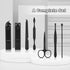 Manicure Set for Fathers Gifts, Stainless Steel Nail Care Set, Professional 7 in 1 Grooming Tool Kit for Men
