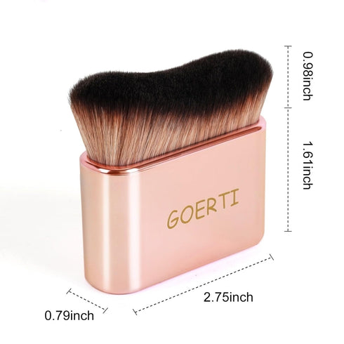 Self Tanner Brush, Kabuki Brush for Body, Professional Body Makeup Brush for Flawless Leg Makeup, Bronzer Shimmer Glow Blend Brush, High Density Foundation Brush Makeup Brush for Cream