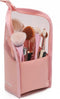 Makeup Brush Travel Case Stand Up, High Capacity Portable Makeup Organizer for Travel