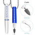 Healvian 2pcs Portable Dental Picks - Mini Travel Plaque and Tartar Remover with Chain for Oral Cleaning