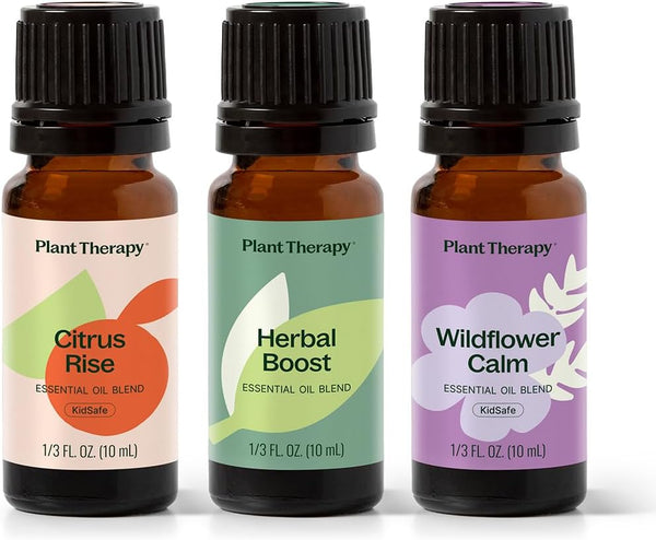 Plant Therapy The Spring Reset Essential Oil Set - Three Exclusive Spring-Focused