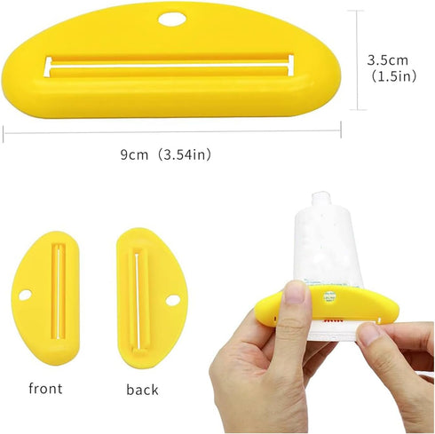 Zinmilin (4 Toothpaste Squeezer, Tube Squeezer Tool Roller, Dispenser Toothpaste Tube Squeezer Tooth Pastetooth Paste