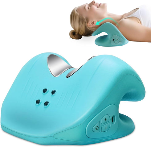 Neck Massager,6 Modes Electric Pillows with Heat,Masajeador de Cuello,Ergonomic 26Shoulder Massager, Portable