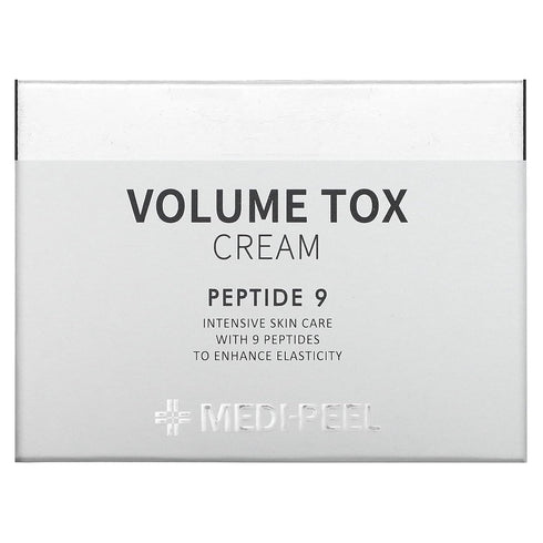 Peptide 9, Volume Tox Cream, 1.76 oz (50 g), Anti-wrinkle cream, Collagen, Hyaluronic acid, Moisturizing Cream, Enhance Elasticity, Anti-aging, Volumize Skin, Korean skincare