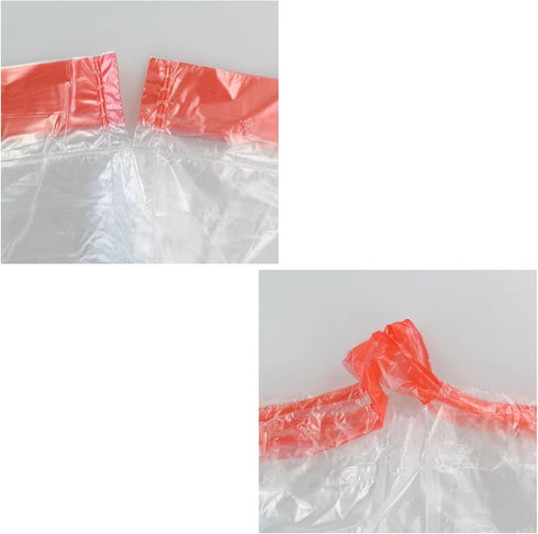 4 Gallon Clear Drawstring Garbage Bags, Small Trash Bags