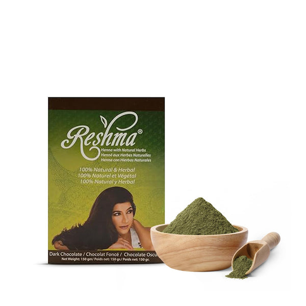 Reshma Beauty Classic Henna Hair Color - 100% Natural, Gray Coverage, Ayurveda Hair Product (Dark Chocolate, 5.29 oz,
