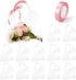 Jaloro 12 Packaging Pcs Flower Bouquet Bags Large Clear Gift Bag with Handle and Ribbon Transparent Flower Bags