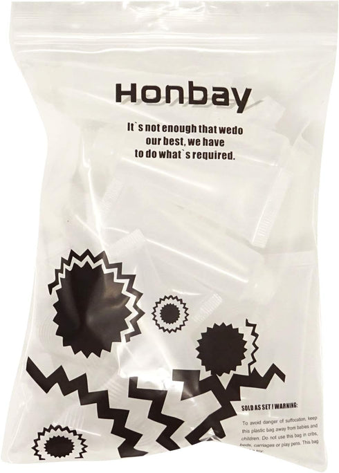 Honbay 10PCS 8ml Refillable Clear Lip Gloss Balm Containers