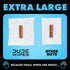 DUDE Wipes - Flushable Wipes - 6 Pack, 288 Unscented Extra-Large Adult Wet Wipes with Vitamin-E & Aloe