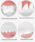 VIDECOR U Shaped Electric Toothbrush, Silicone Brush Head Toothbrush for Teeth Whitening Cleaning, Oral Care Toothbrush
