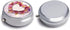 JEKYQ 3 Pillbox Pill Box Pill Case for Woman Weekly Pill Organizer with Compartments Card Heart Shape Flowers Small