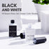 Makartt Gel Nail Polish Kit, Black White Soak Off Nail Gel Set, LED Required, 2Pcs