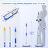 ITTAR 12" Wide Multi-Purpose Floor Scrub Brush with Long Handle, Extendable Shower Scrubber for Cleaning
