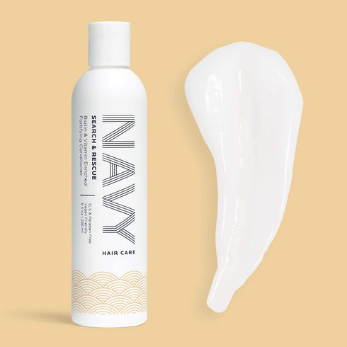 NAVY Search and Rescue Conditioner - Paraben-Free Biotin and Hair Vitamin Enriched Fortifying Hair Conditioner - 8 fl oz (Search and Rescue Conditioner)