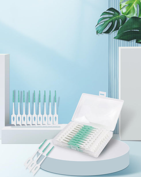 300 PCS Soft Toothpick, Disposable Dental Picks for Teeth Cleaning, Interdental Picks Cleaning Tool