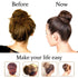 Kitjans Extra Hair Donut Bun Maker for Kids, 2PCS Ring Style Small Bun Shaper, Suitable for Short Thin Hair