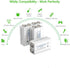 POWEROWL 9V Rechargeable Batteries 600mAh Lithium-ion Low Self Discharge Battery 4 Pack for Smoke Detector and More