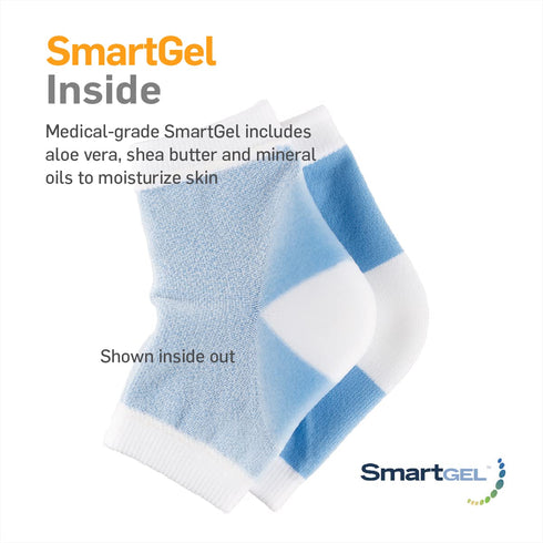 NatraCure Intensive Moisturizing Gel Heel Sleeves - 2 Pairs (1325-M RET 2PK)