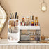 Large Capacity Makeup Organizer with Drawers for Vanity, Bathroom & Bedroom Desk, Easy Storage for Cosmetics, White