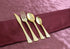 Hammered (40 PACK) EcoQuality Gold Disposable Plastic Knives - Heavy Weight Plastic Gold Cutlery, Disposable Utensils