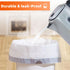 80 Count 4 Gallon Small Drawstring Trash Bags, Unscented White Liners for Bathroom Office Kitchen