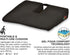 NOVA Coccyx Gel Foam Cushion for Car & Seat - Black Comfort