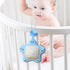 Portable Baby White Noise Sound Machine, Rechargeable Baby Soother with Projector Night Light for Deep Restful Sleep