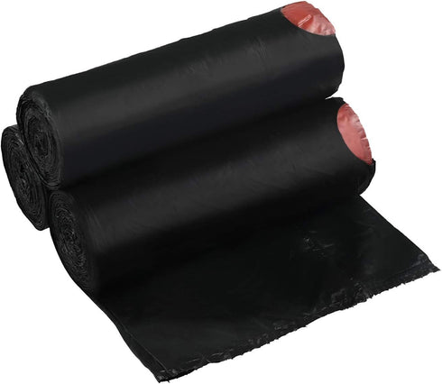 8 Gallon Drawstring Trash Bags, Black, 110 Counts
