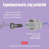 Alpine PartyPlug Concert Ear Plugs with 19dB Noise Reduction - Reusable Hearing Protection for Live Events