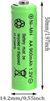 10 Packs 1.2V AA 900mAh Ni-MH Rechargable Batteries for Solar Lights, Garden Lights, Remotes, Mice