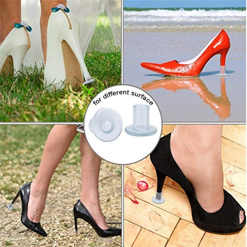 OOTSR High Heel Protectors - 6 Pairs, High Heel Stoppers for Weddings & Outdoor Events