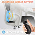 KNONNETD 8 Back Massager for Chair, Massage Seat Cushion with Heat, Lumbar Traction, Vibrating Motors Massager Chair