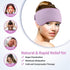 NEWGO Headache Ice Pack Head Wrap for Migraines, Cold Therapy Wrap for Headache Relief, Tension, Sinus Pain (Purple)