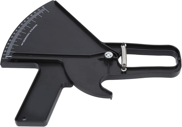 Body Fat Caliper, Professional Double Spring Skinfold Calipers, Body Fat Tape Measure Tool for BMI