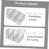 Weekly Pill Organizer for Vitamins and Medications Compartment Transparent Design Easy to Carry Separate Storage