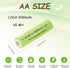 Teneyuuo 2000mAh 1.2V Cameras,6 Packs AA NI-MH Rechargeable Batteries, Pre-Charged Double A Battery for Household