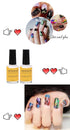Nail Art Foil Glue Gel - Starry Sky Nail Art Glue for Foil Stickers, 16 ML, 2 Bottles