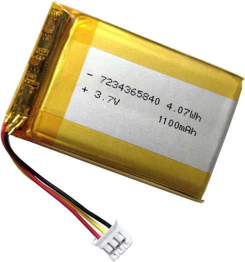 AOLIKES 1100mAh 3.7V Rechargeable Lipo Battery for Logitech G Astro A30, A50, A20 Wireless Headset Replacement