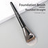 Flat Foundation Brush for Liquid Makeup, Liquid Foundation Brush, Flat Makeup Brush for Liquid Foundation, Make up Brushes for Liquid Foundation, Makeup Foundation Brush for Liquid. 820 Black