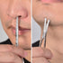Professional Stainless Steel Facial Hair Scissors & Tweezers Set for Men, Moustache, Beard, Eyebrows